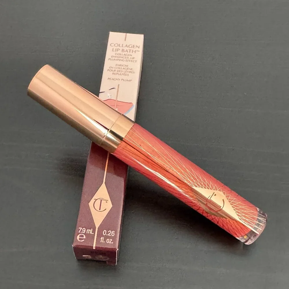 Charlotte Tilbury PEACHY PLUMP Collagen Lip Bath Lip Gloss